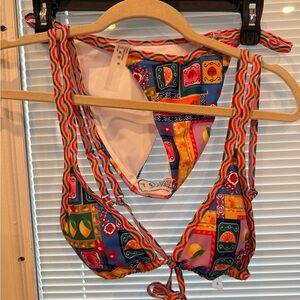 Colorful Geometric Bikini Set